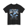 Team Dolphins Dolphin Lover T-Shirt - Black