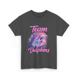 Team Dolphins Dolphin Lover T-Shirt - Dark Heather