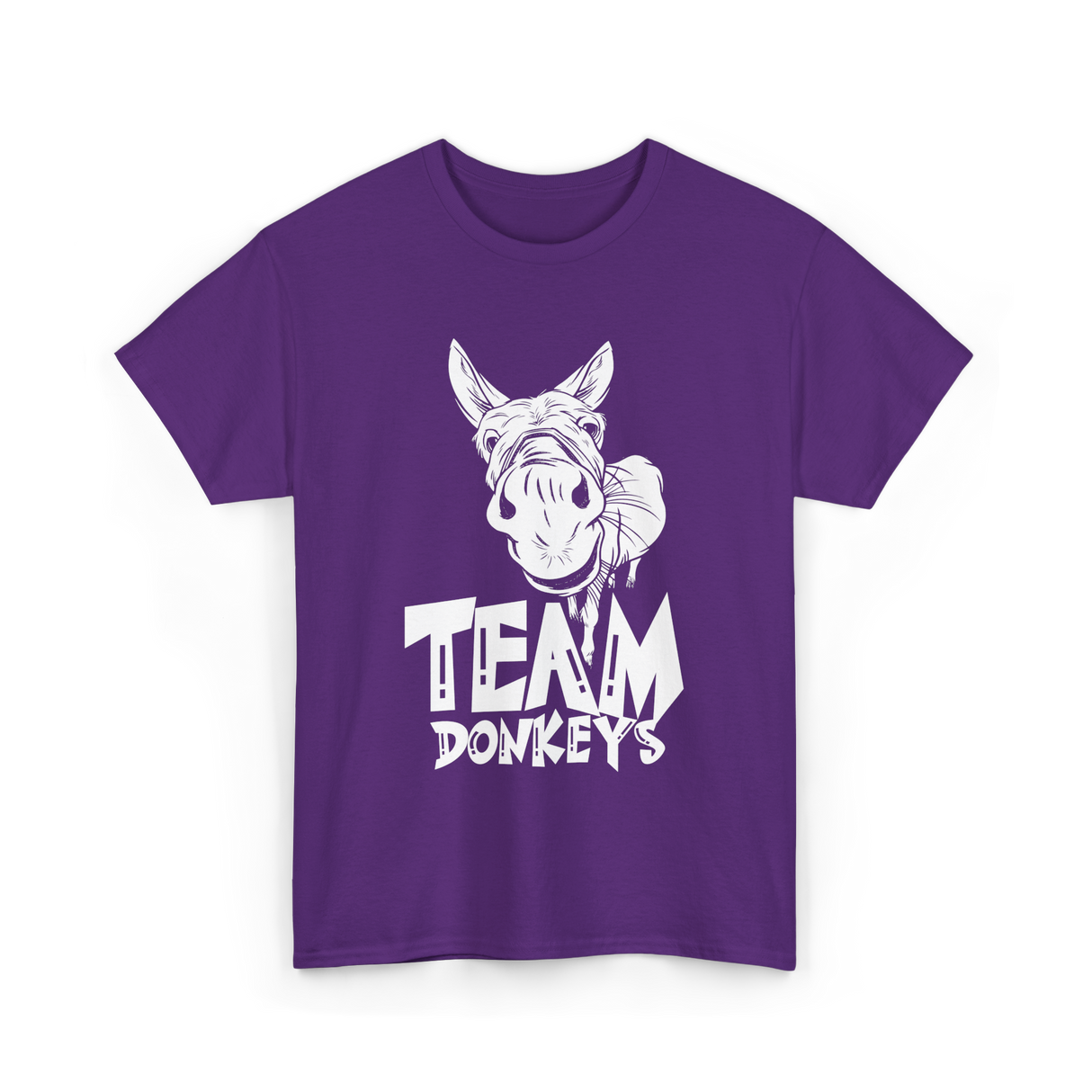 Team Donkeys Animal Farm Donkey T-Shirt - Purple