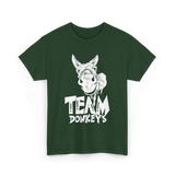 Team Donkeys Animal Farm Donkey T-Shirt - Forest Green