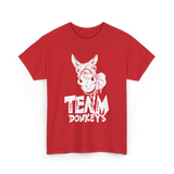 Team Donkeys Animal Farm Donkey T-Shirt - Red