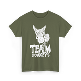 Team Donkeys Animal Farm Donkey T-Shirt - Military Green