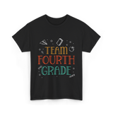 Team Fourth Grade Teacher Education T-Shirt - Black