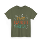 Team Fourth Grade Teacher Education T-Shirt - Military Green