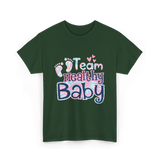 Team Healthy Baby Newborn Infant Care T-Shirt - Forest Green