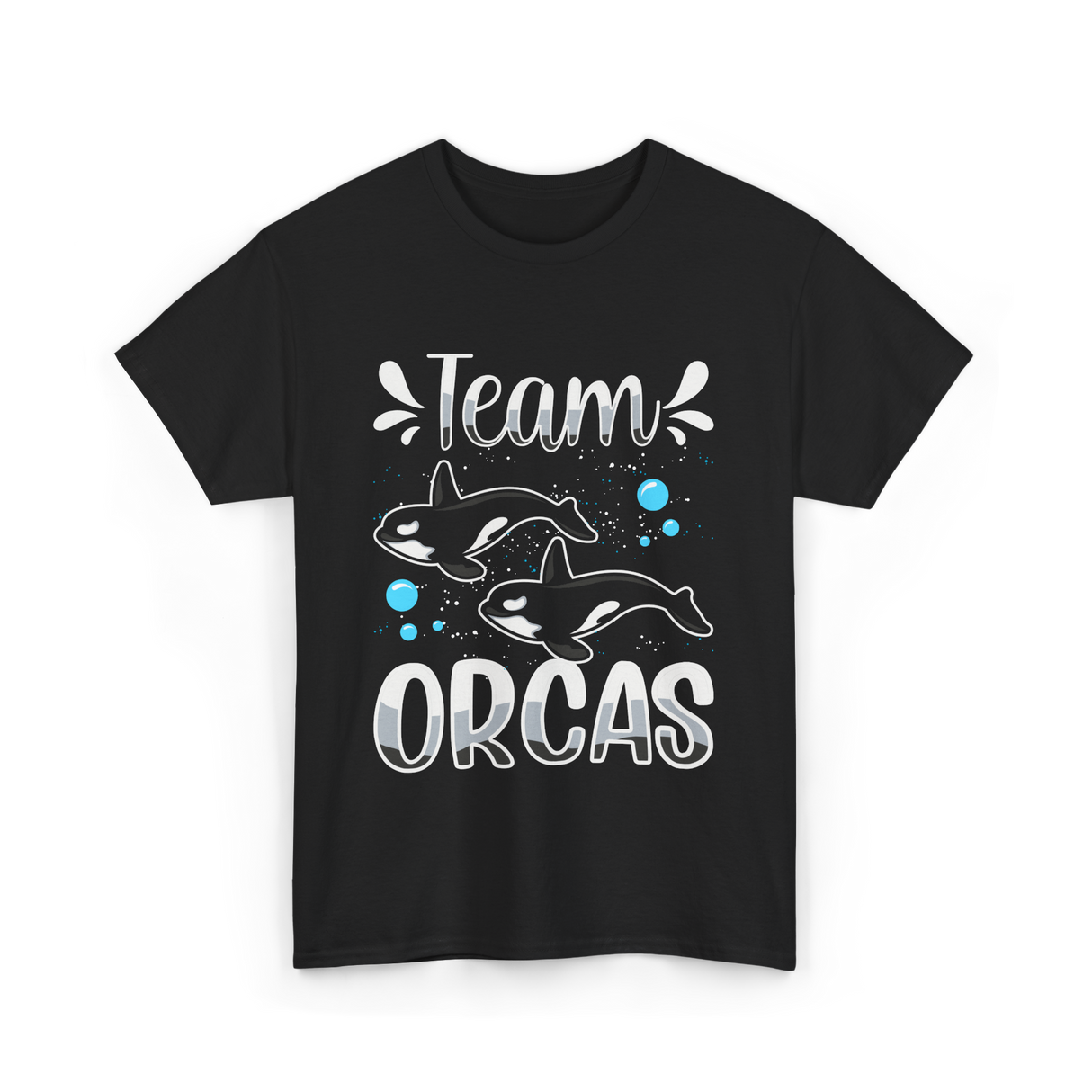 Team Orcas Orca Sea Conservation T-Shirt - Black