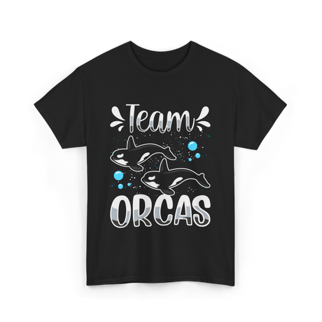 Team Orcas Orca Sea Conservation T-Shirt - Black