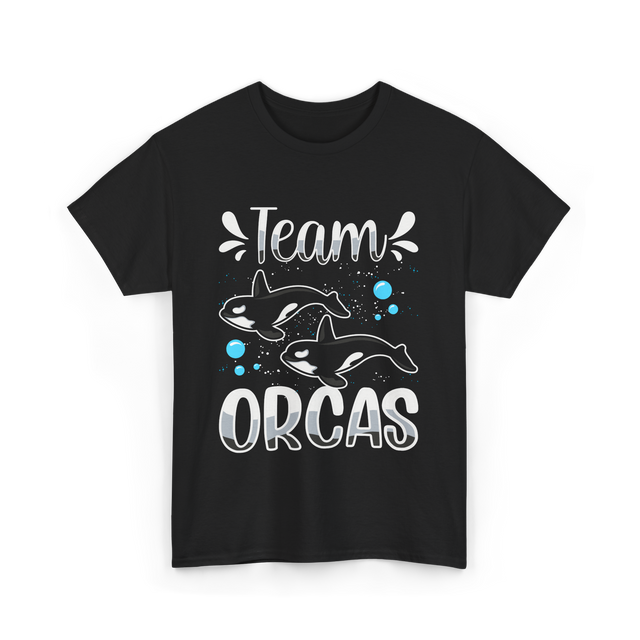 Team Orcas Orca Sea Conservation T-Shirt - Black