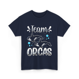 Team Orcas Orca Sea Conservation T-Shirt - Navy