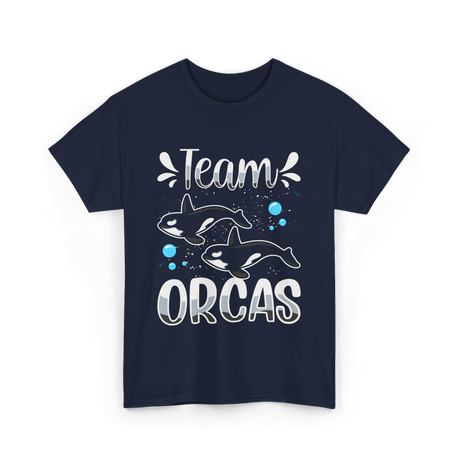 Team Orcas Orca Sea Conservation T-Shirt - Navy