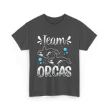 Team Orcas Orca Sea Conservation T-Shirt - Dark Heather