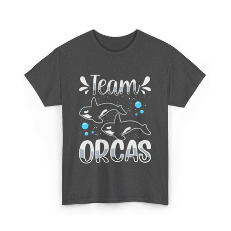 Team Orcas Orca Sea Conservation T-Shirt - Dark Heather