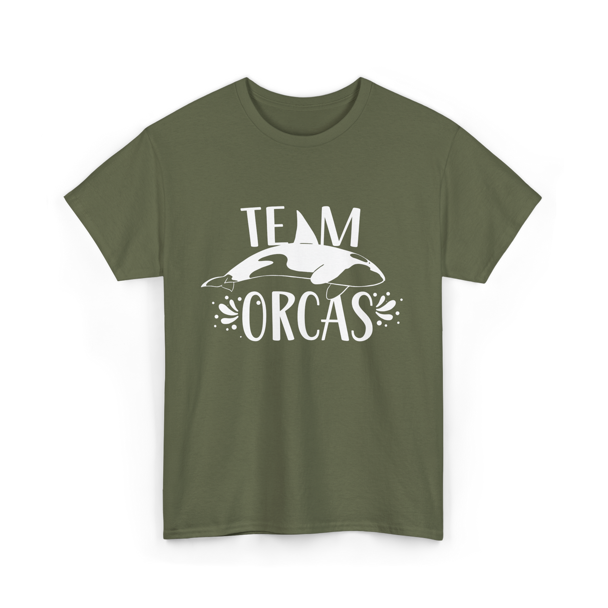 Team Orcas Orca T-Shirt - Military Green