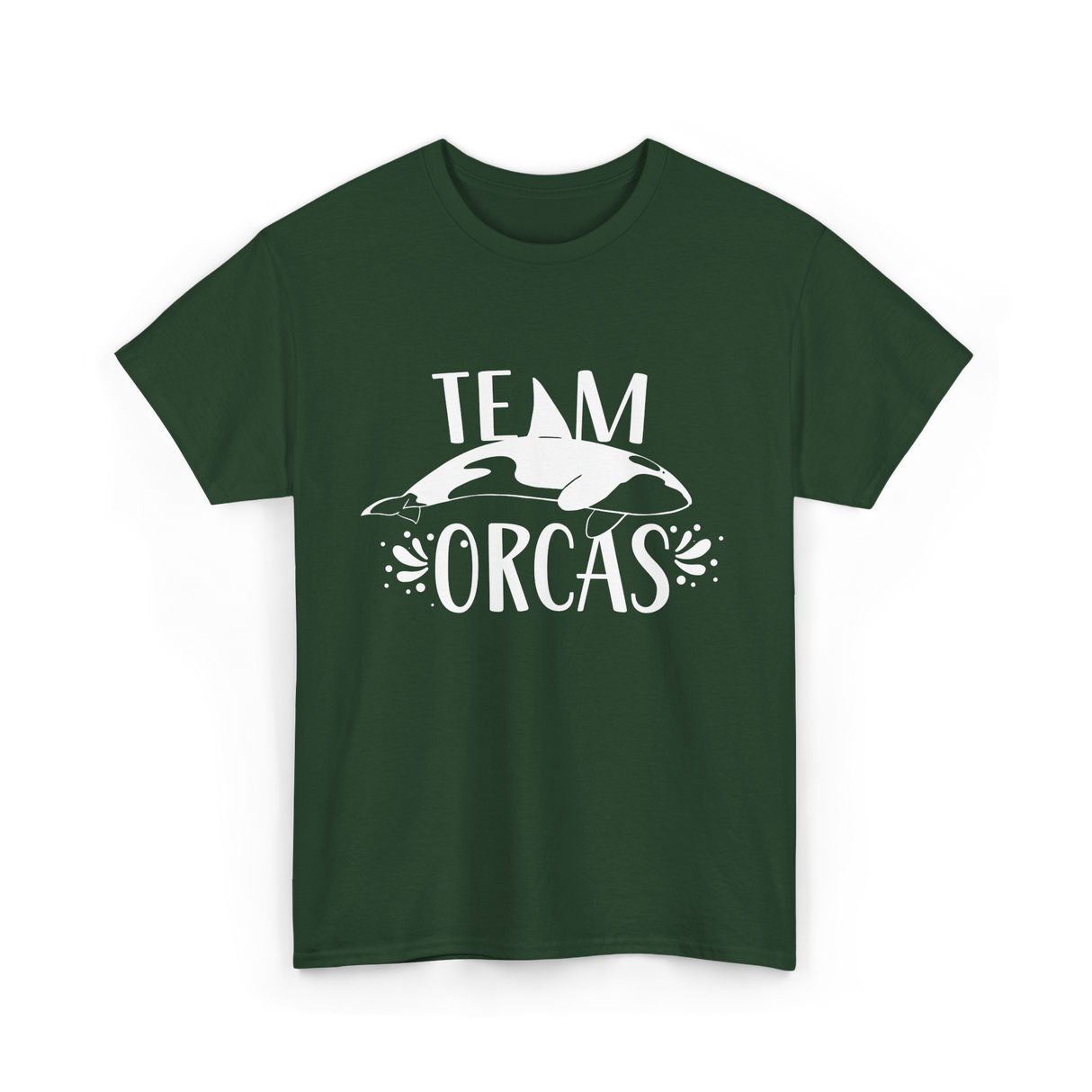 Team Orcas Orca T-Shirt - Forest Green