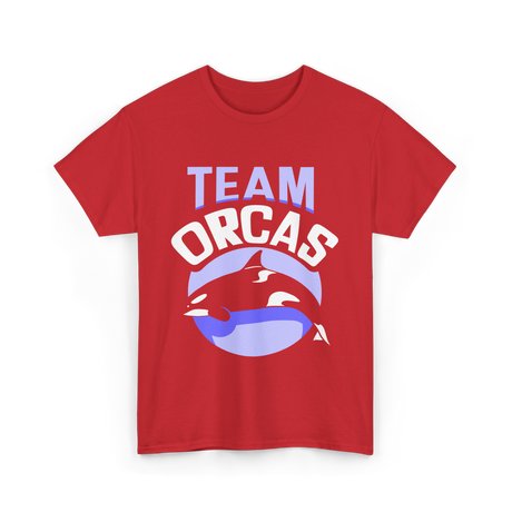 Team Orcas Orca T-Shirt - Red