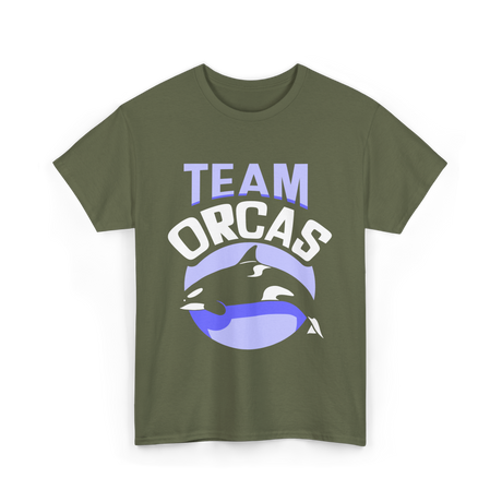 Team Orcas Orca T-Shirt - Military Green