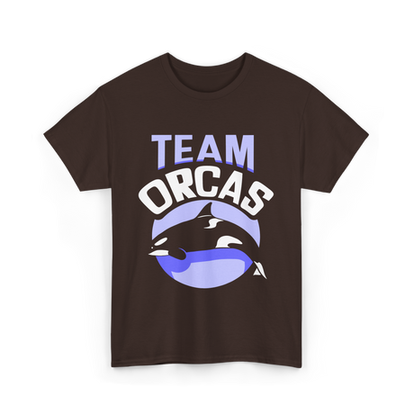 Team Orcas Orca T-Shirt - Dark Chocolate