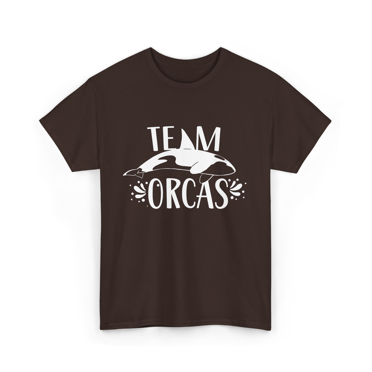 Team Orcas Orca T-Shirt - Dark Chocolate