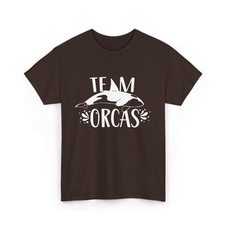 Team Orcas Orca T-Shirt - Dark Chocolate