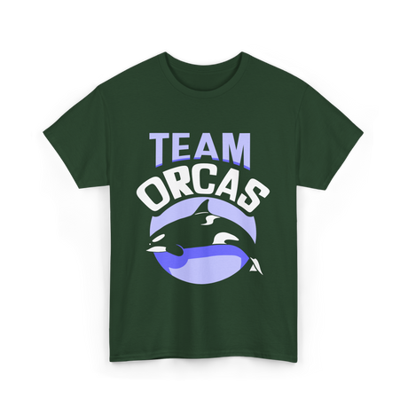 Team Orcas Orca T-Shirt - Forest Green