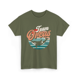 Team Orcas Whale Orca T-Shirt - Military Green