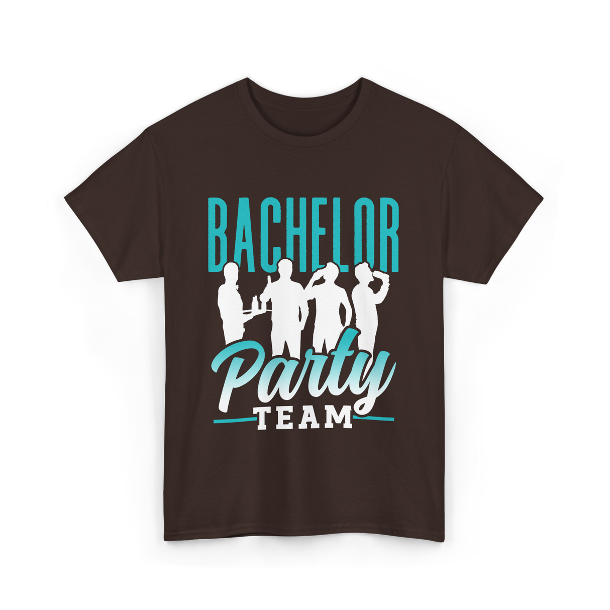 Team Party T-Shirt - Dark Chocolate