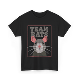 Team Rats Animal Rat T-Shirt - Black