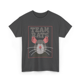 Team Rats Animal Rat T-Shirt - Dark Heather