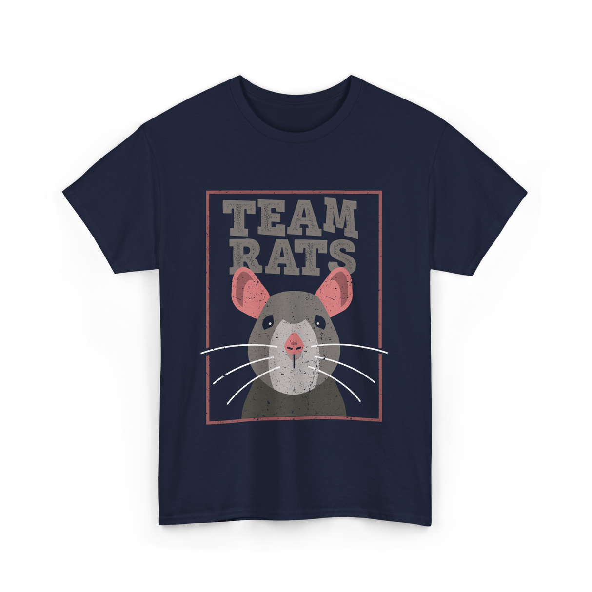 Team Rats Animal Rat T-Shirt - Navy