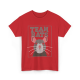 Team Rats Animal Rat T-Shirt - Red