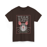 Team Rats Animal Rat T-Shirt - Dark Chocolate