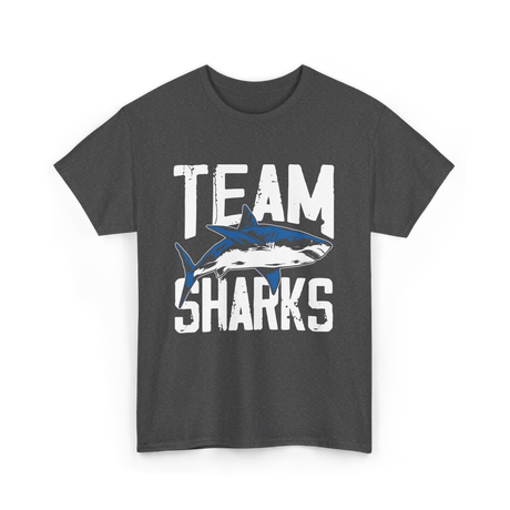 Team Sharks Shark Lover T-Shirt - Dark Heather