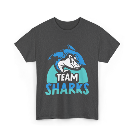 Team Sharks Shark Lover T-Shirt - Dark Heather