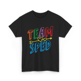 Team Sped Awareness Special Education T-Shirt - Black