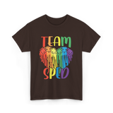 Team Sped Special Education Awareness T-Shirt - Dark Chocolate