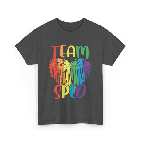 Team Sped Special Education Awareness T-Shirt - Dark Heather