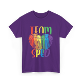 Team Sped Special Education Awareness T-Shirt - Purple