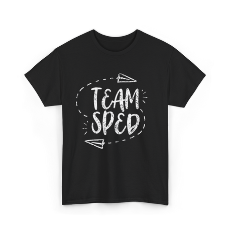 Team Sped Special Education Teacher T-Shirt - Black