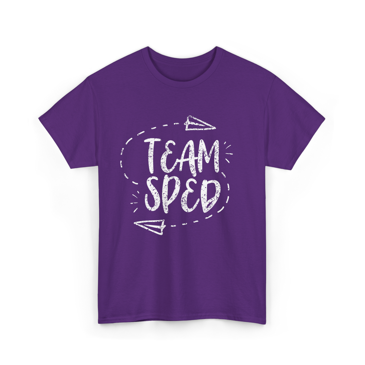 Team Sped Special Education Teacher T-Shirt - Purple