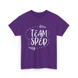 Team Sped Special Education Teacher T-Shirt - Purple