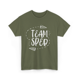 Team Sped Special Education Teacher T-Shirt - Military Green