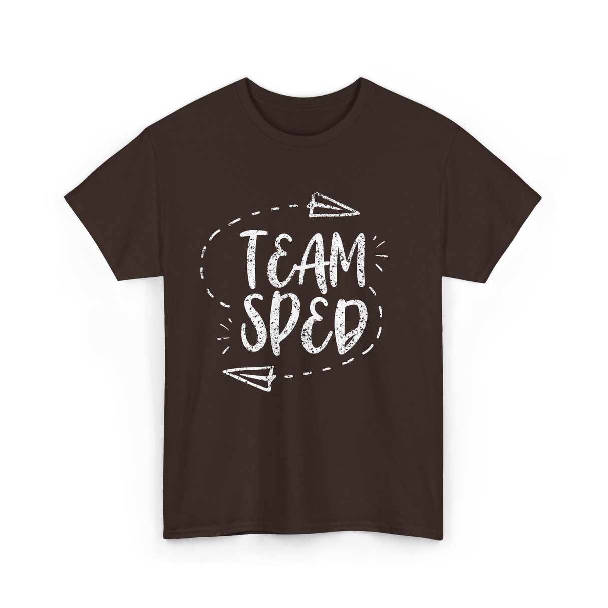 Team Sped Special Education Teacher T-Shirt - Dark Chocolate