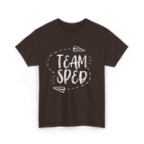 Team Sped Special Education Teacher T-Shirt - Dark Chocolate