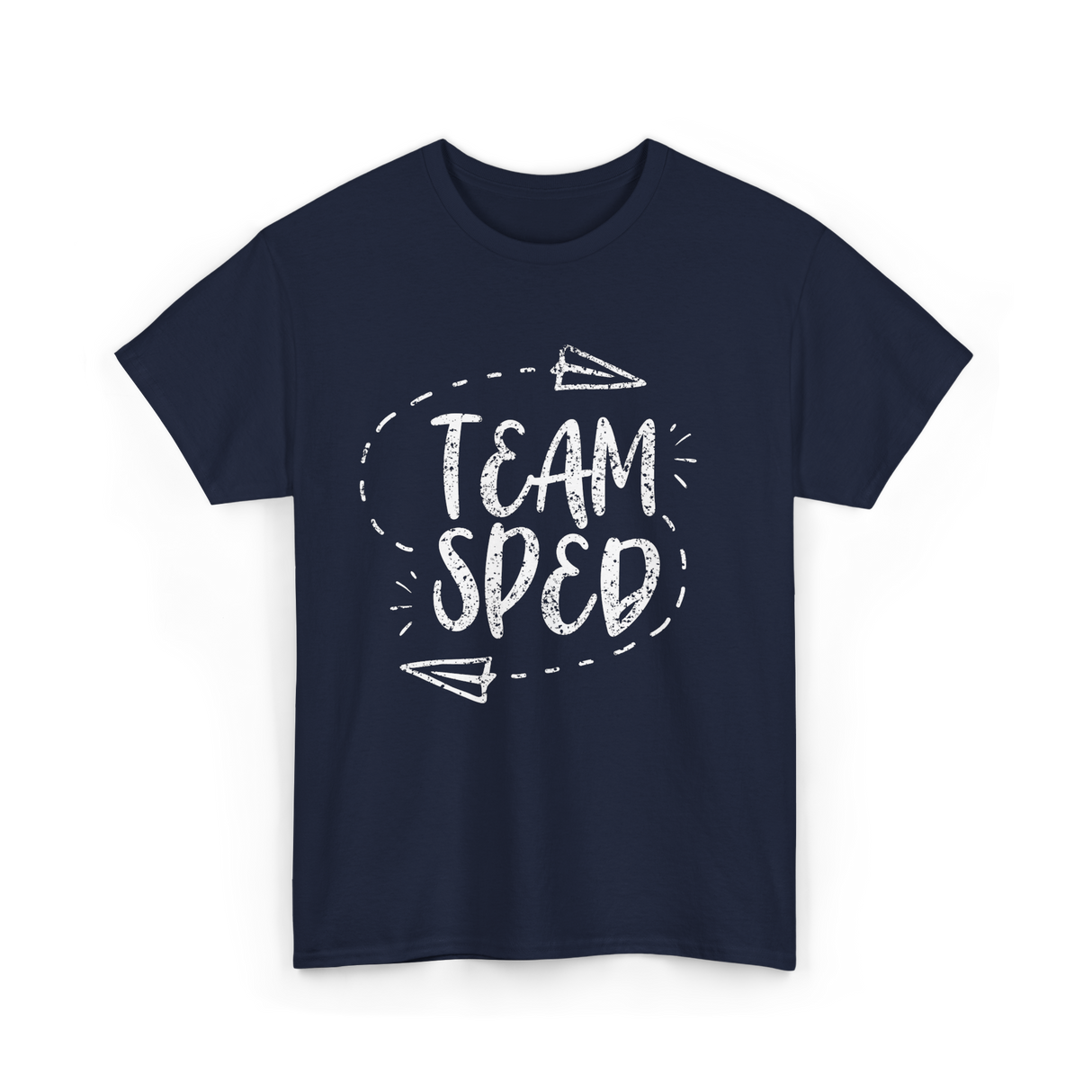 Team Sped Special Education Teacher T-Shirt - Navy