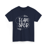 Team Sped Special Education Teacher T-Shirt - Navy