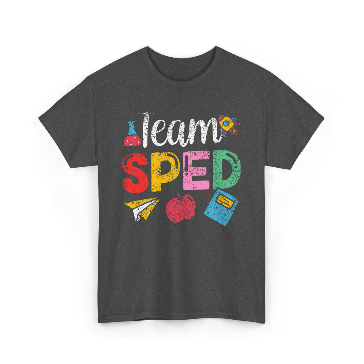 Team Sped Special Education Teacher T-Shirt - Dark Heather