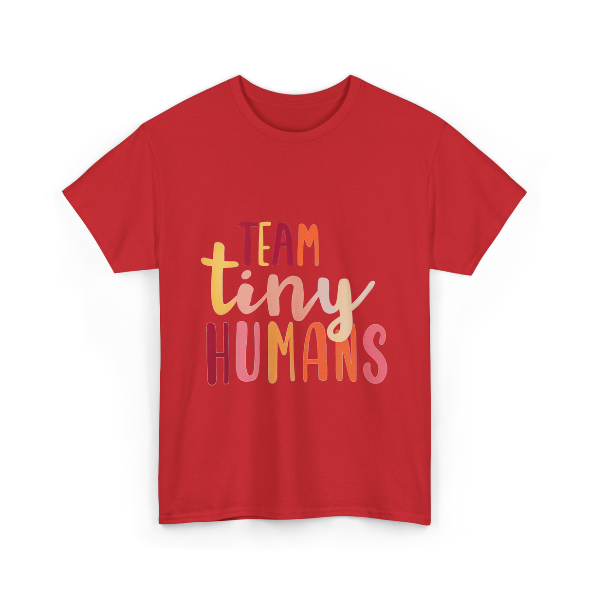 Team Tiny Humans Neonatal Care T-Shirt - Red