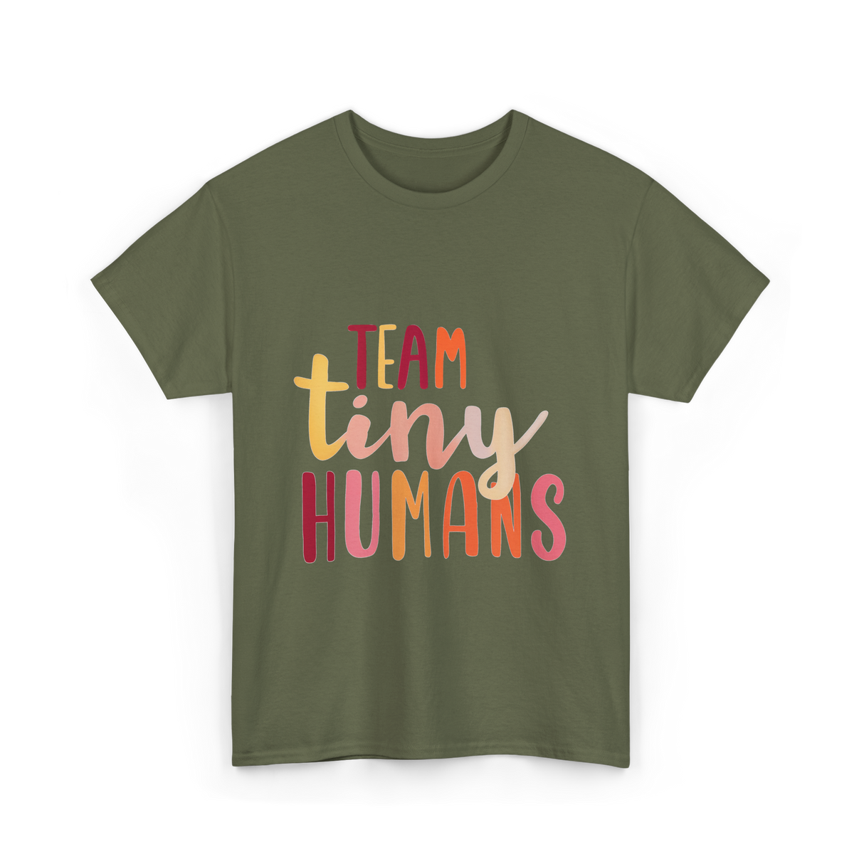 Team Tiny Humans Neonatal Care T-Shirt - Military Green