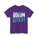 Team Volunteers Volunteer T-Shirt - Purple