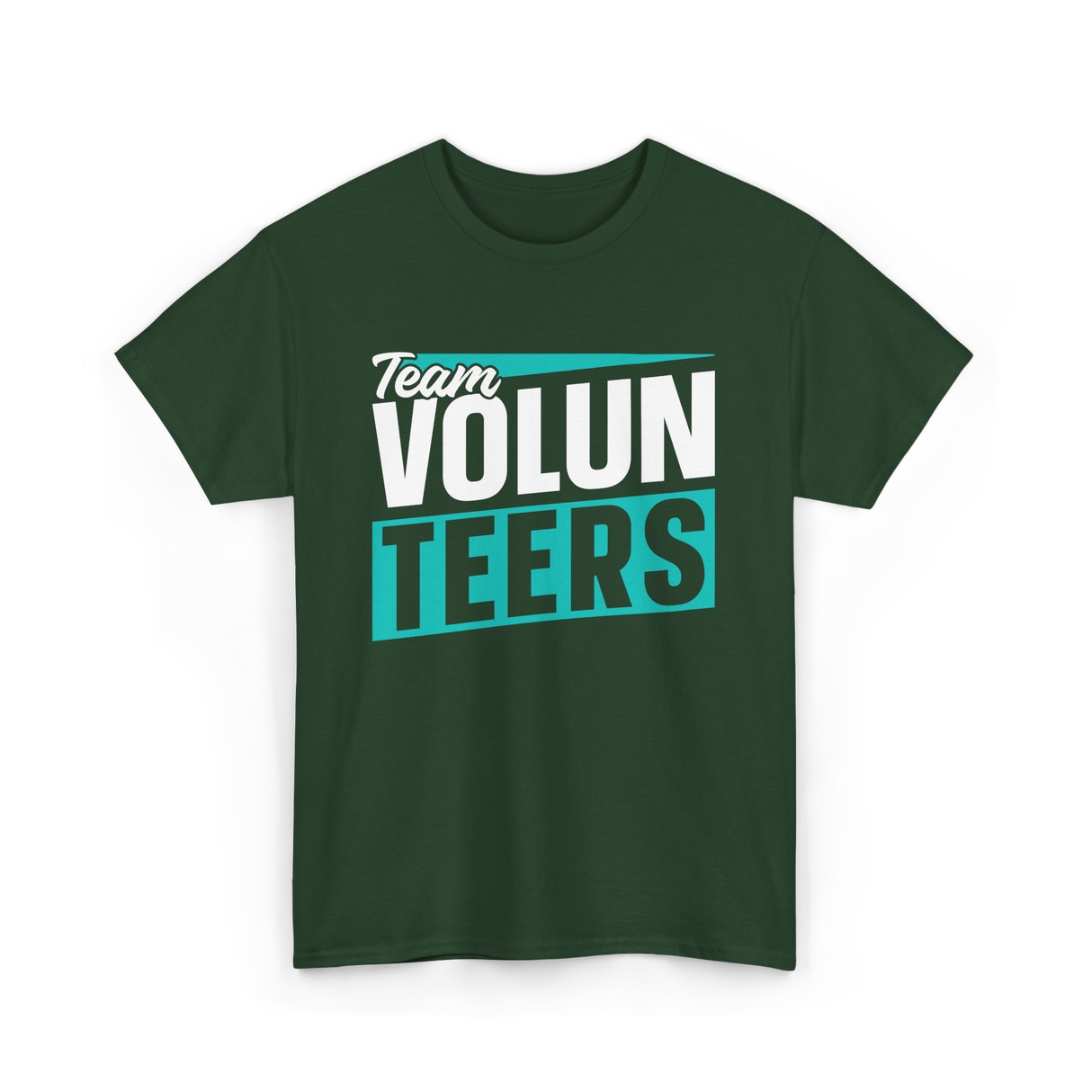 Team Volunteers Volunteer T-Shirt - Forest Green